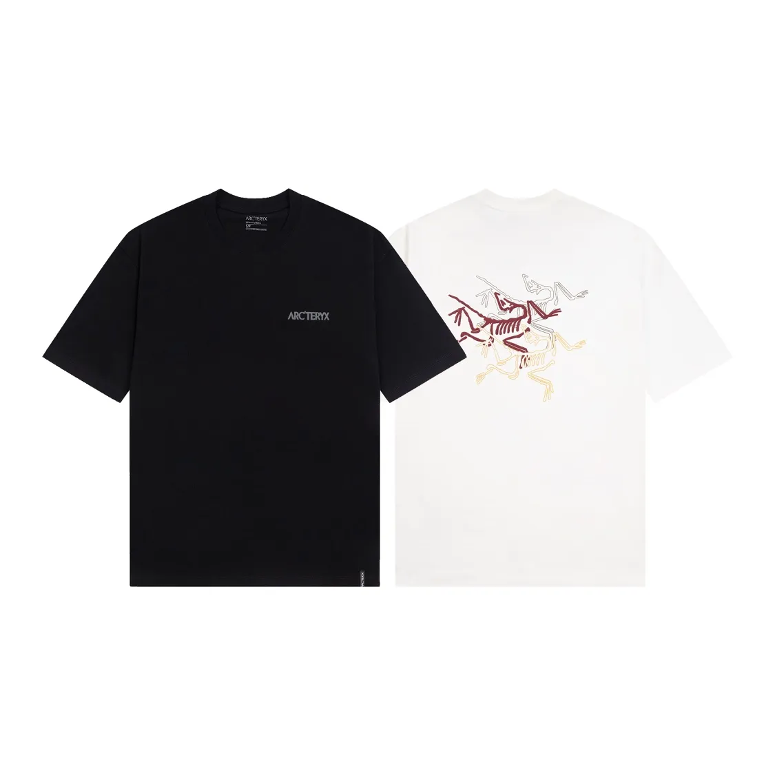 【 Quality】 Arc’teryx 𝟮𝟰𝘀𝘀 🐦 T ， ， ， OS Premium 32S g Quality ： ：White Black Size：XS S M L
